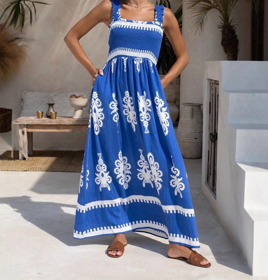 Robe avec motifs