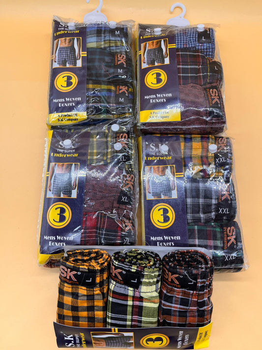 Lot de 3 boxers