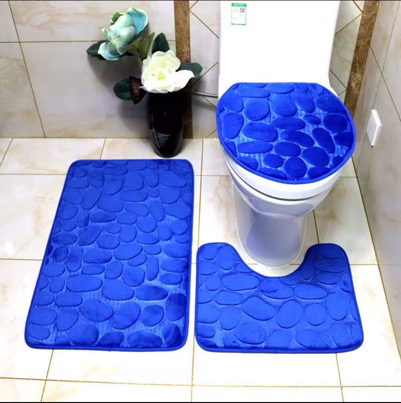 Tapis de bain 3 pièces